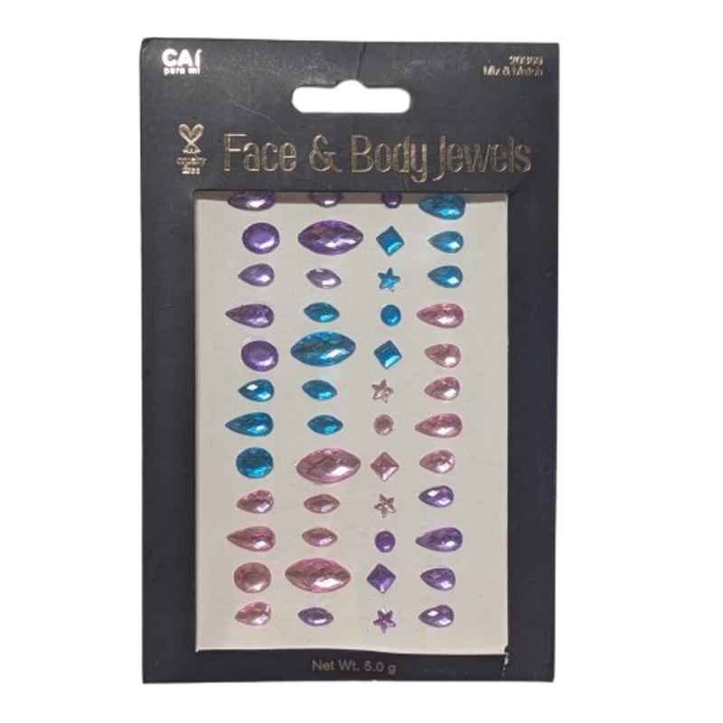 CAi Face & Body Jewels Mix Match 24 Count