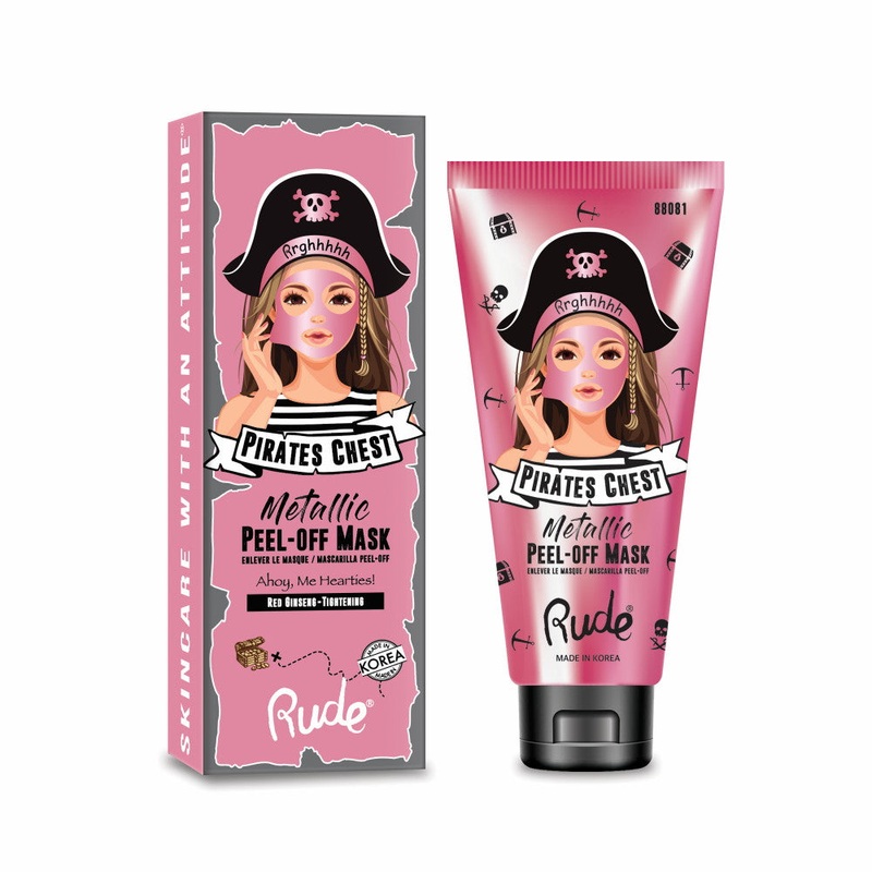 RUDE Pirate’s Chest Metallic Peel-off Mask