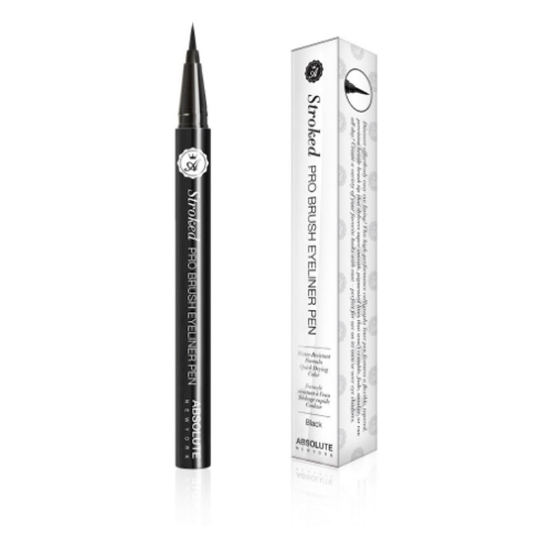 ABSOLUTE Stroked Pro Brush Eyeliner Pen – Black (DC)