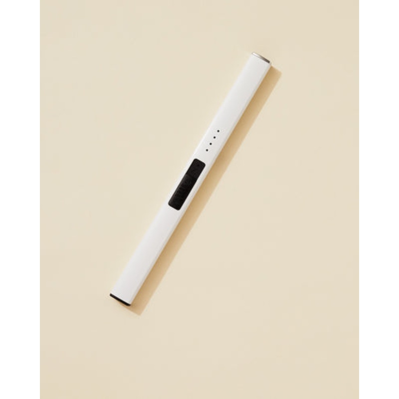 Eco Slim Electric Lighter White
