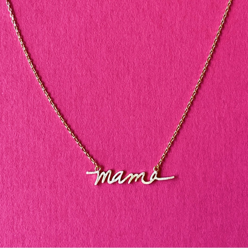 Ellison+Young – Mama Script Necklace
