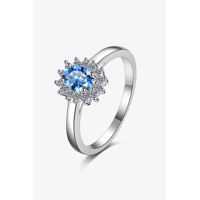 On My Own Moissanite Ring