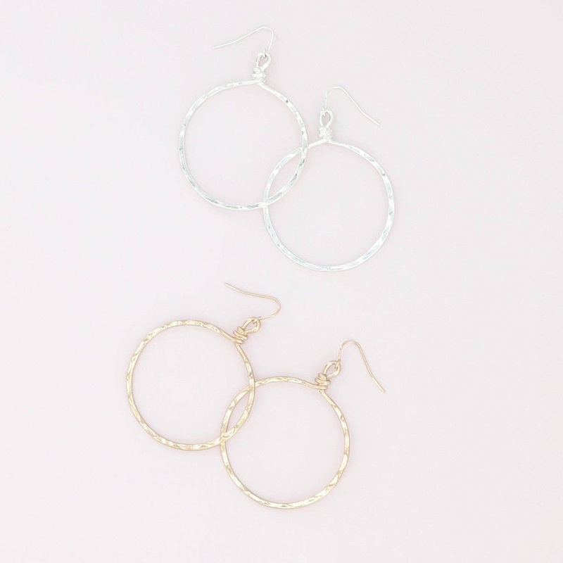Roughly Round Earrings