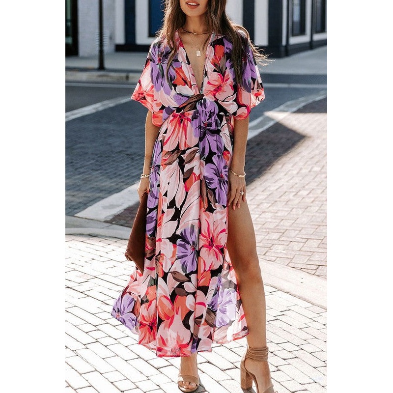 Floral midi dress