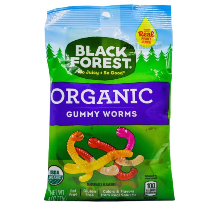 Black Forest Organic Gummy Worms (113g)