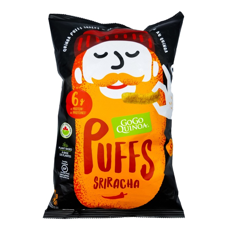 Gogo Quinoa Organic Puffs Snack – Sriracha (113g)