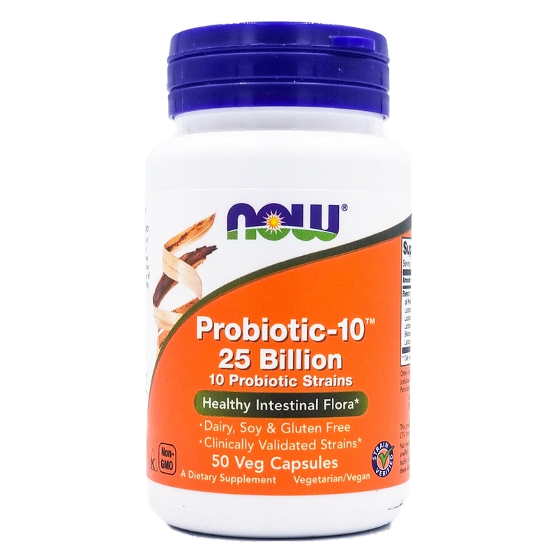 Now Probiotic – 10 Strains 25 Billion CFU (50 caps)