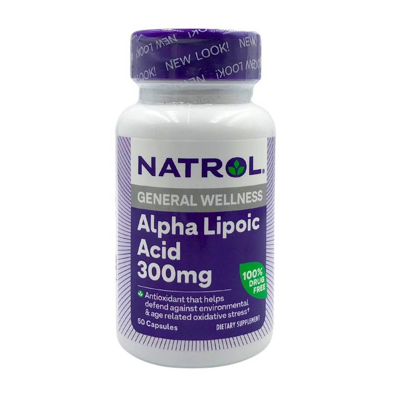 Natrol Alpha Lipoic Acid 300mg (50 caps)