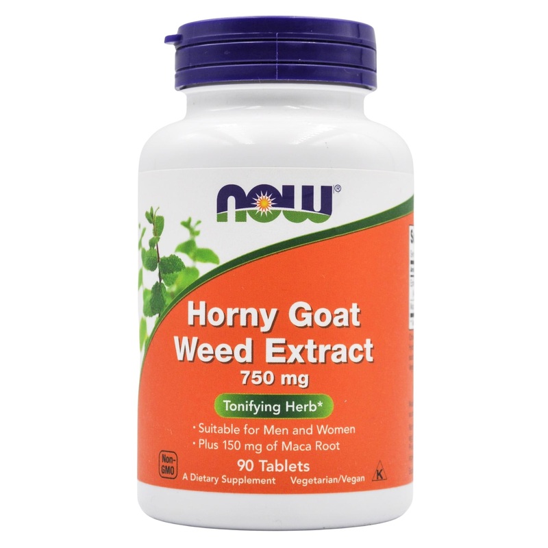 Now H Goat Weed with Maca 750mg (90 tablets)