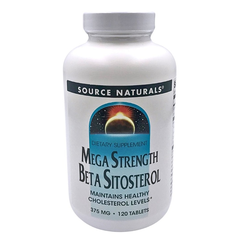 Source Naturals Mega Strength Beta Sitosterol 375mg (120 tablets)