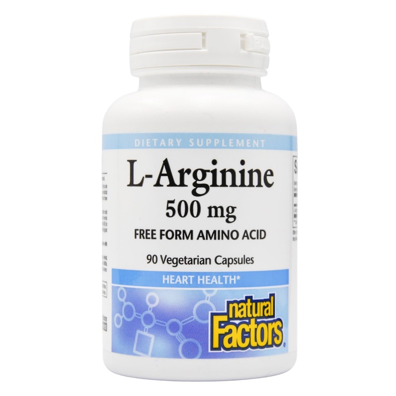 Natural Factors L-Arginine 500mg (90 caps)