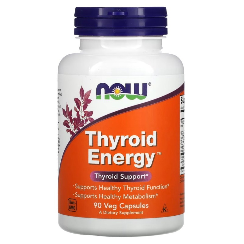 Now Thyroid Energy Thyroid Support (90 caps, 45 servings)