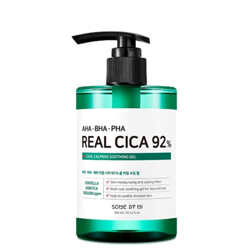 AHA BHA PHA Real Cica 92% Cool Calming Soothing Gel