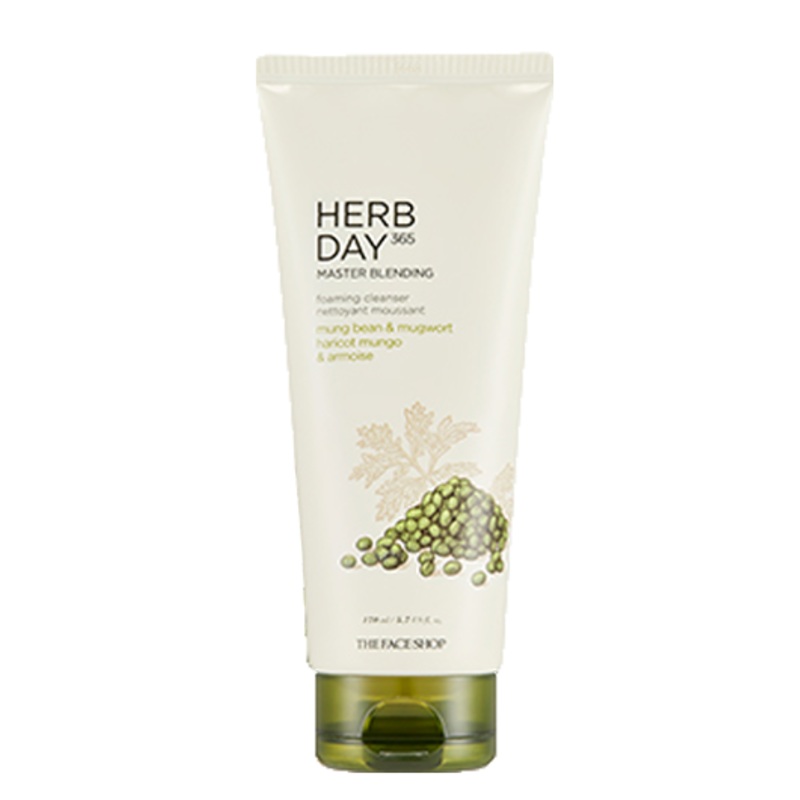 Herb Day 365 Master Blending Foaming Cleanser – Mung Bean & Mugwort