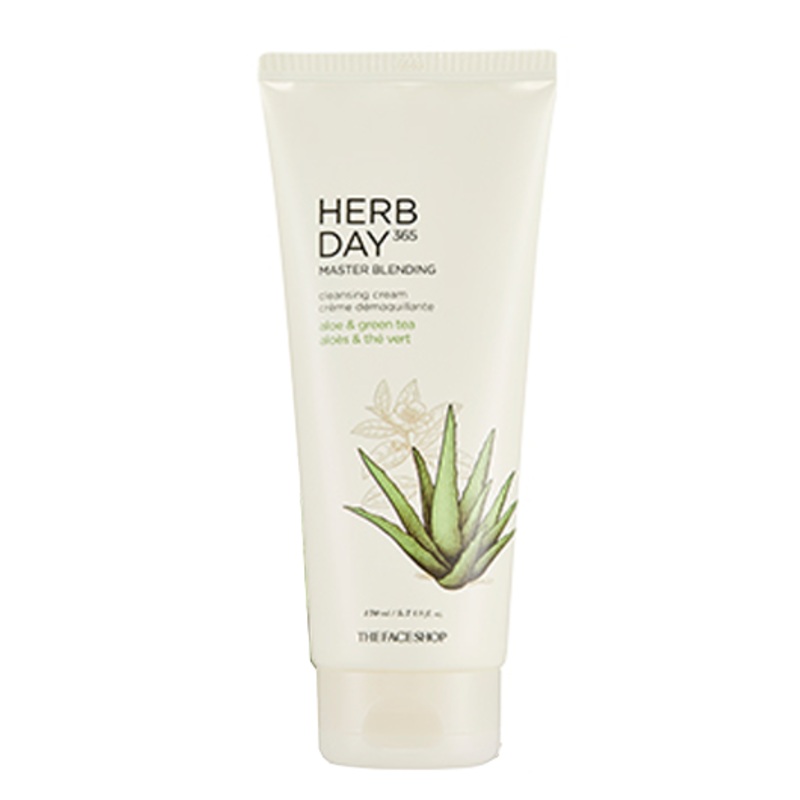 Herb Day 365 Master Blending Cleansing Cream – Aloe & Green Tea