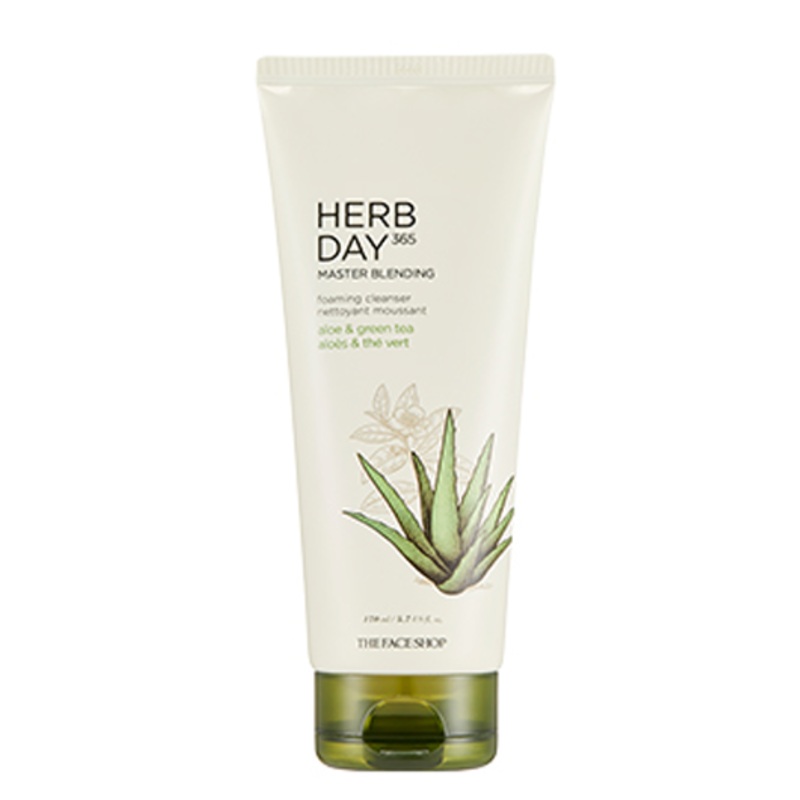 Herb Day 365 Master Blending Foaming Cleanser – Aloe & Green Tea