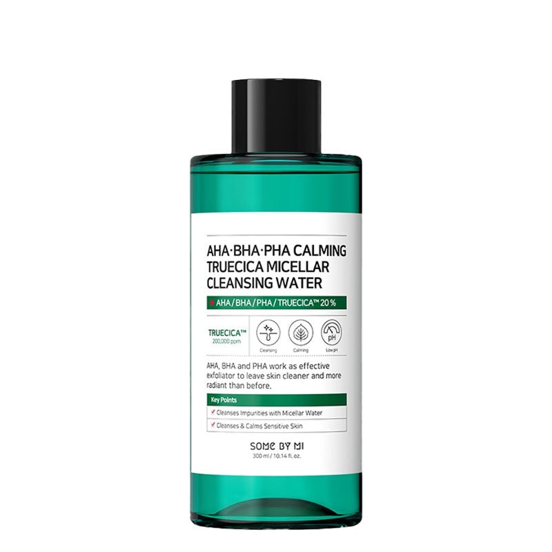 AHA BHA PHA Calming Truecica Micellar Cleansing Water