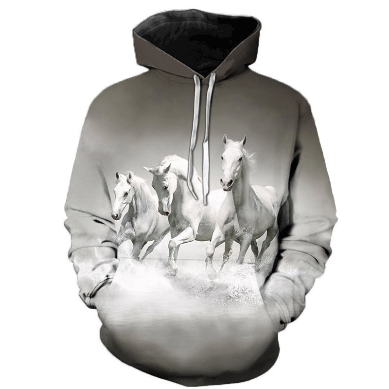 Adelina Horse Art Hoodie