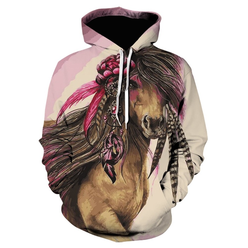 Ariana Horse Art Hoodie