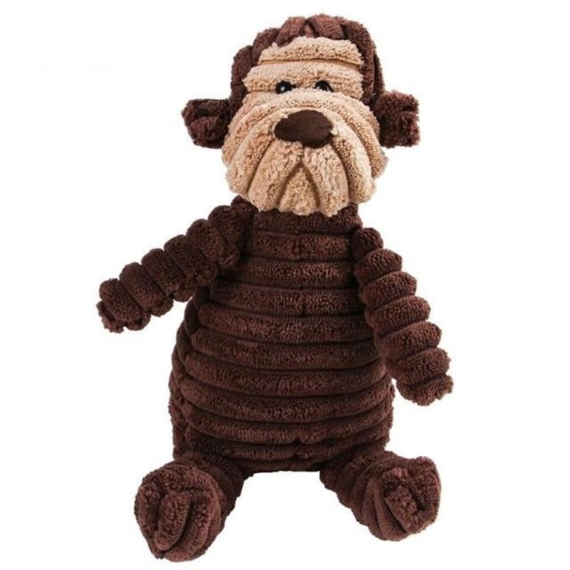 Squeaky Plush Monkey