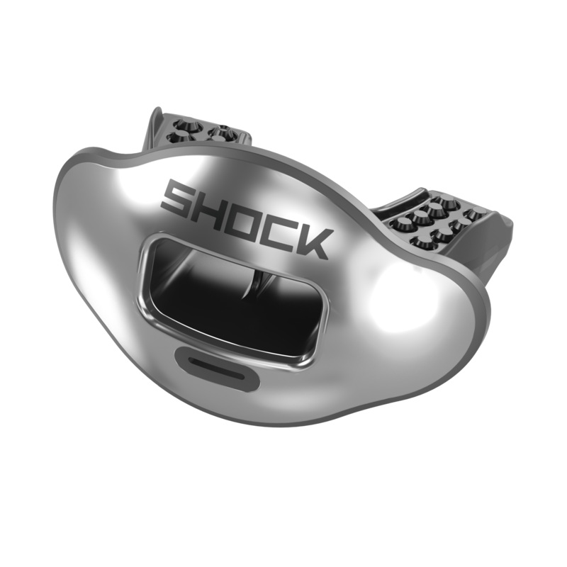 Shock Doctor Max Airflow Chrome Lip Guard Mouthguard