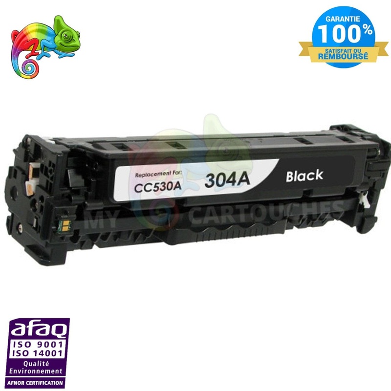 HP 304A NOIR – Toner Laser HP CC530A noir  Compatible