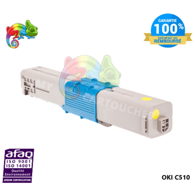 Toner Compatible pour   OKI C510 Yellow Compatible