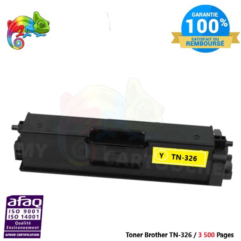 Toner Laser  Brother TN 326 Yellow Compatible