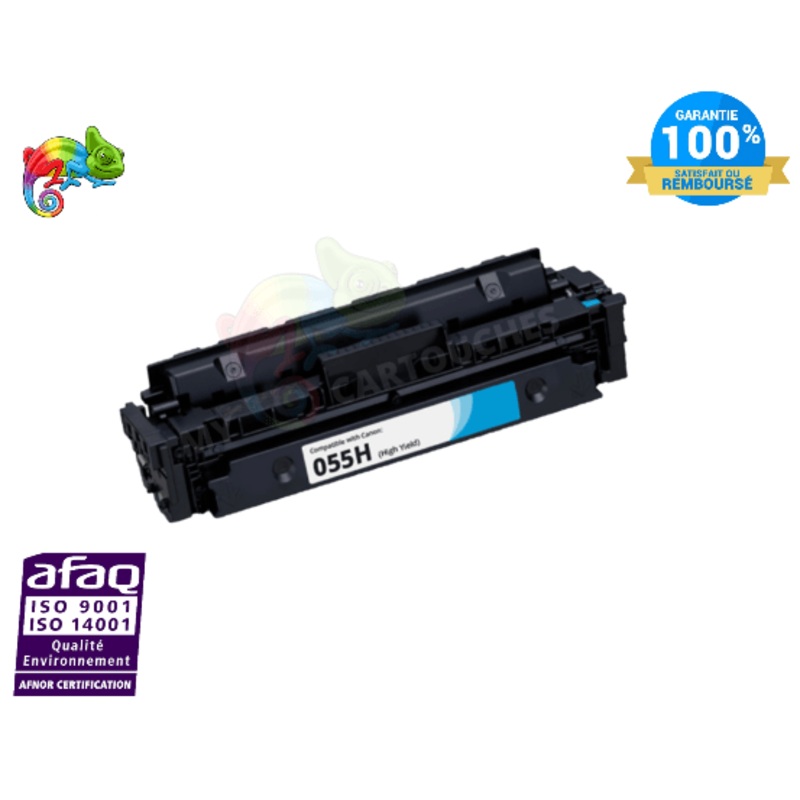 Toner Laser  Canon 055H Cyan Compatible
