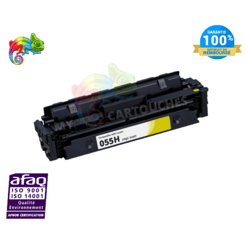 Toner Laser  Canon 055H Yellow Compatible