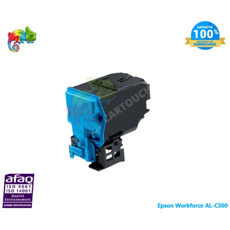 Toner Compatible Cyan Pour Epson Workforce AL-C300 ( C13S050749 )