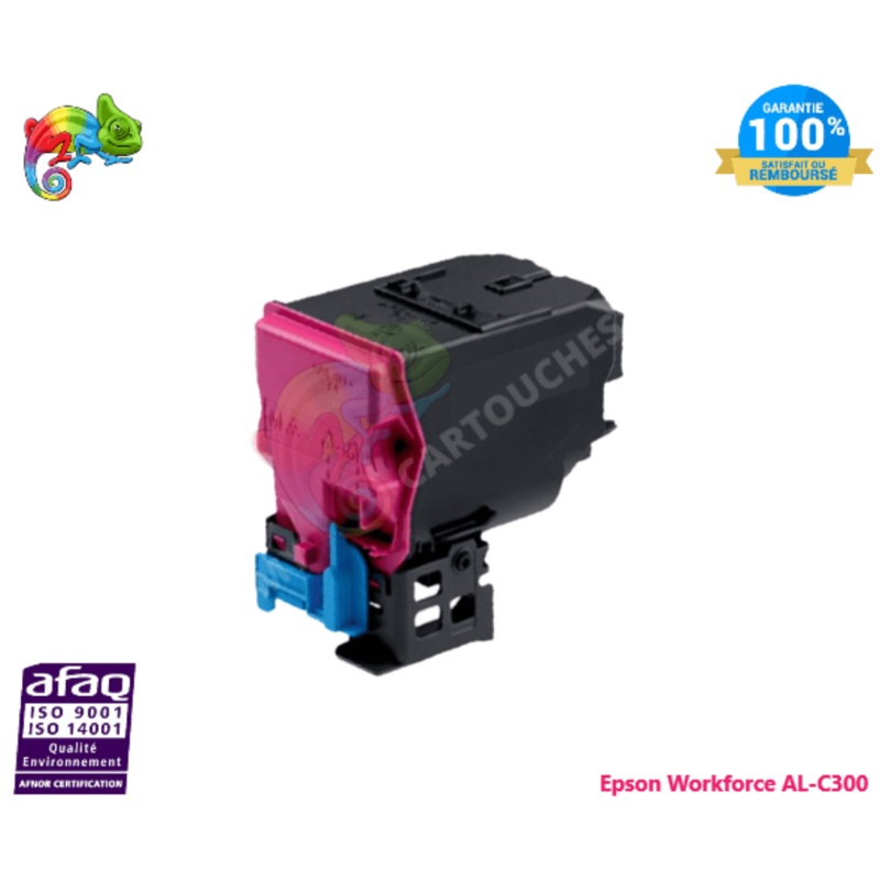 Toner Compatible Magenta Pour Epson Workforce AL-C300 ( C13S050748 )