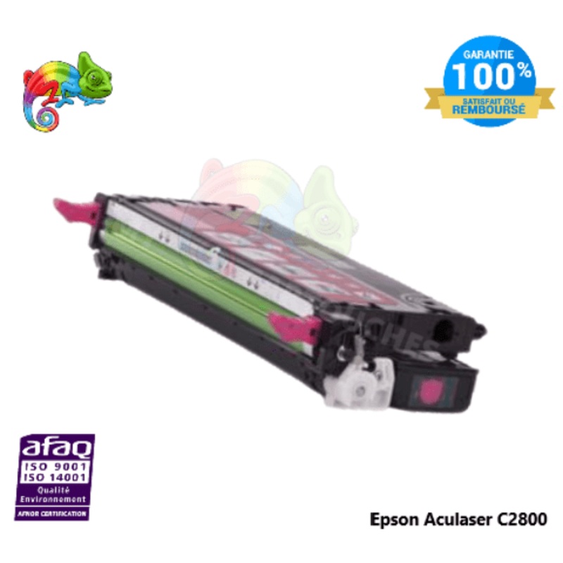 Toner Compatible  Pour Epson Aculaser C2800 Magenta ( C13S051159  )