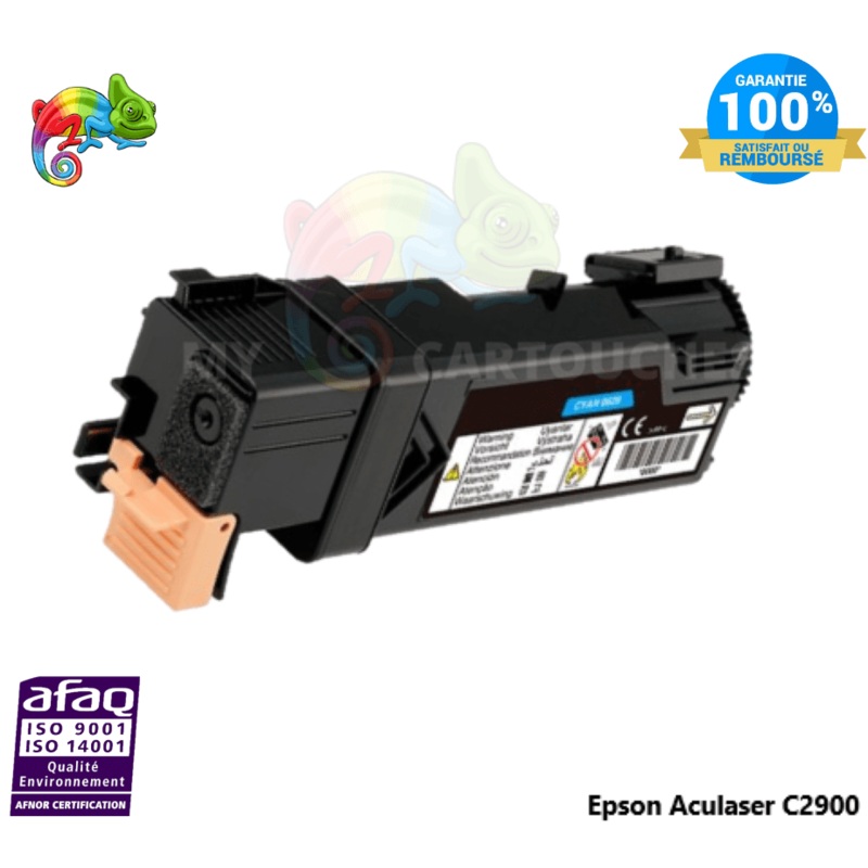 Toner Compatible  Pour Epson Aculaser C2900 Cyan  ( C13S050629 )