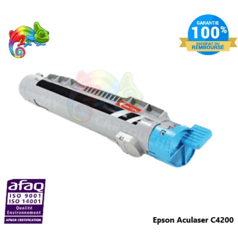 Toner Compatible  Pour Epson Aculaser C4200 Cyan ( C13S050244 )