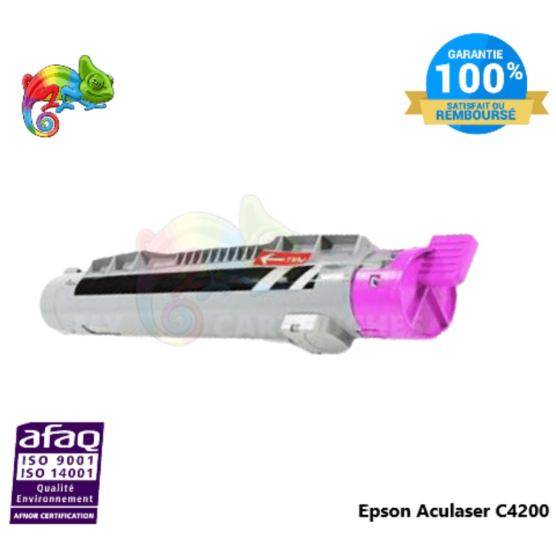 Toner Compatible  Pour Epson Aculaser C4200 Magenta ( C13S050243 )