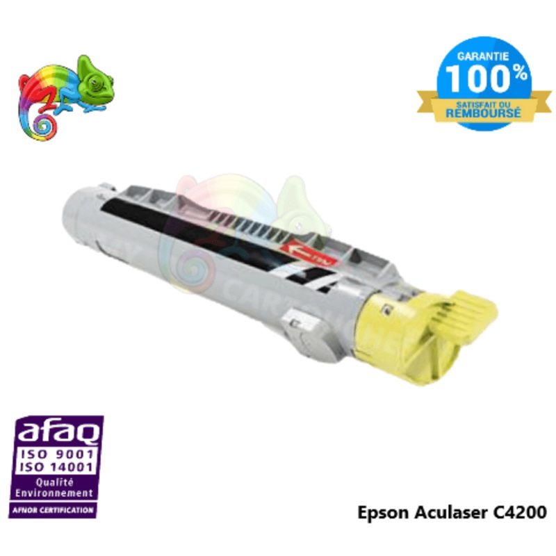 Toner Compatible  Pour Epson Aculaser C4200 Yellow ( C13S050242 )