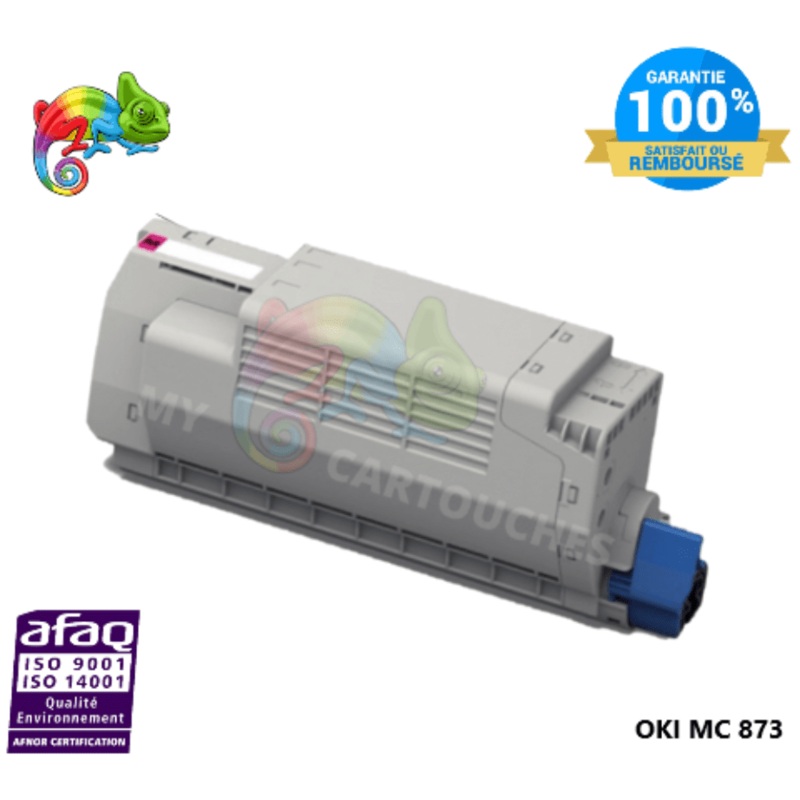 Toner Compatible Pour  OKI MC 873 Magenta ( 45862815 )