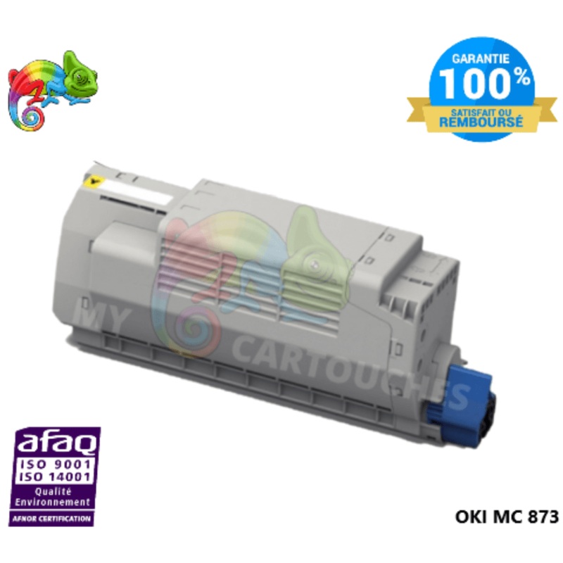 Toner Compatible Pour  OKI MC 873  Yellow ( 45862814 )