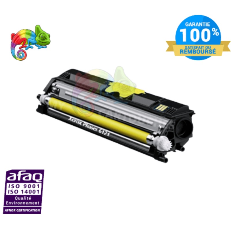 toner laser Xerox 6121 yellow compatible