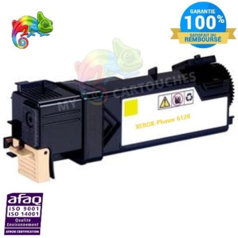 toner laser Xerox 6128 yellow compatible