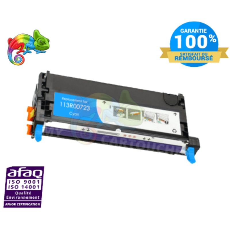 toner laser Xerox 6180 cyan compatible