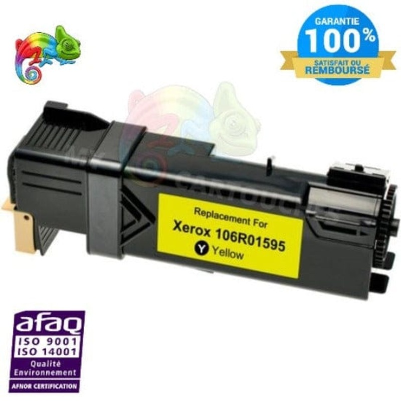 toner laser Xerox Phaser  6500 jaune compatible 106R01596