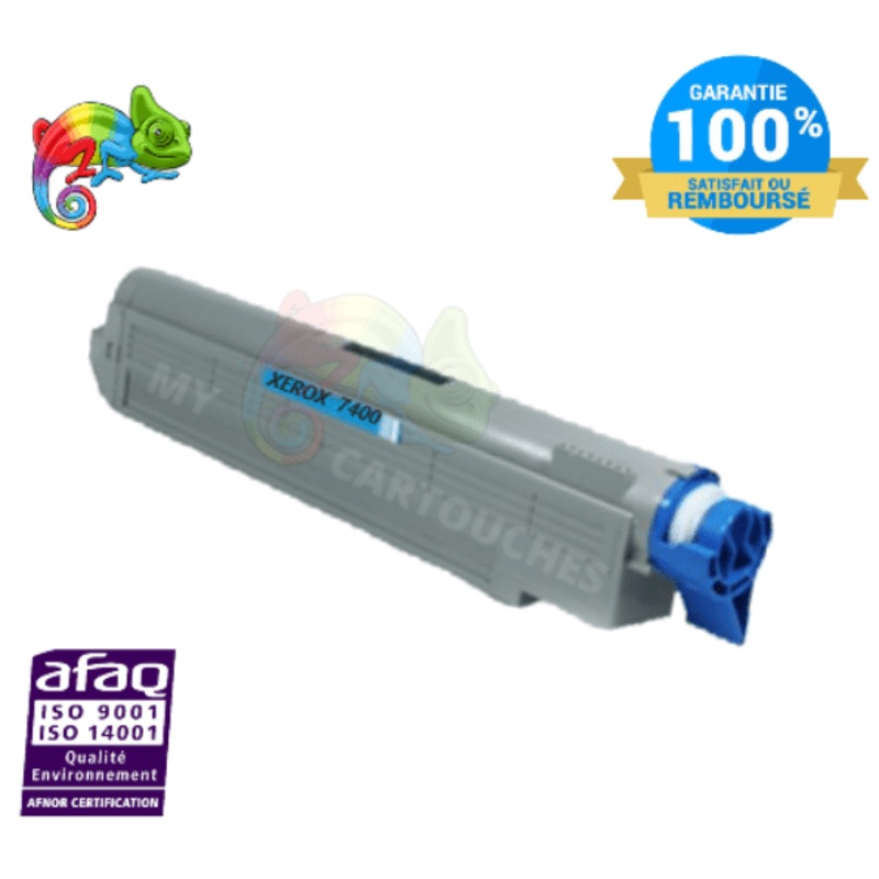 toner laser Xerox Phaser 7400 CYAN compatible 106R01077