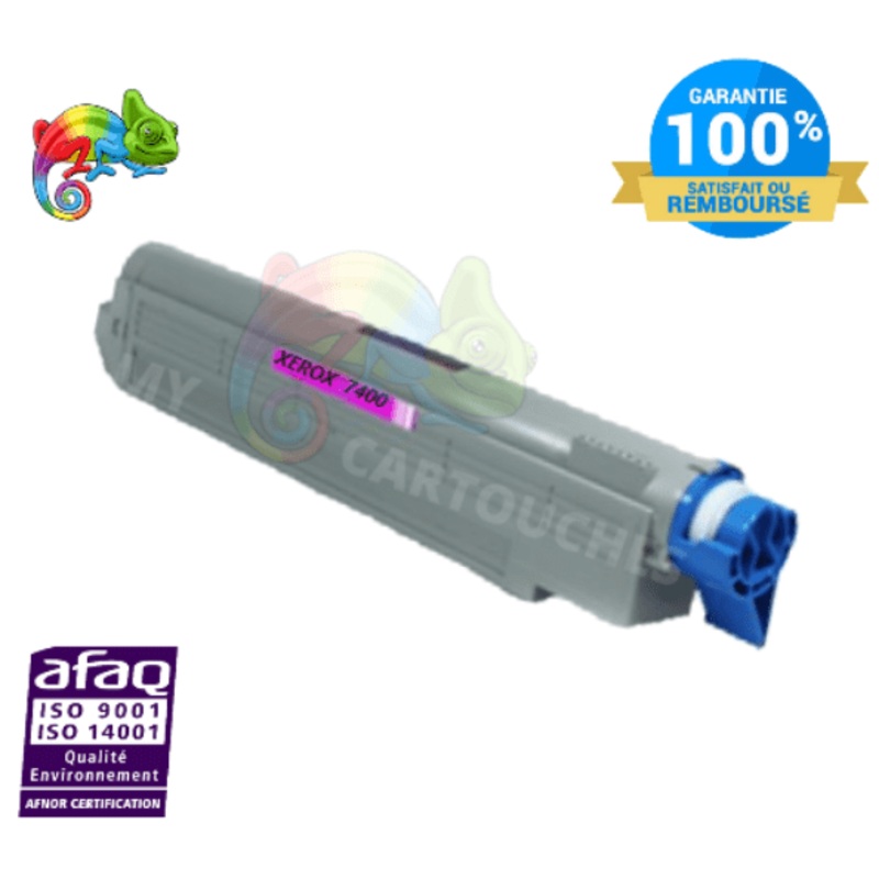 toner laser Xerox Phaser 7400 MAGENTA compatible 106R01078