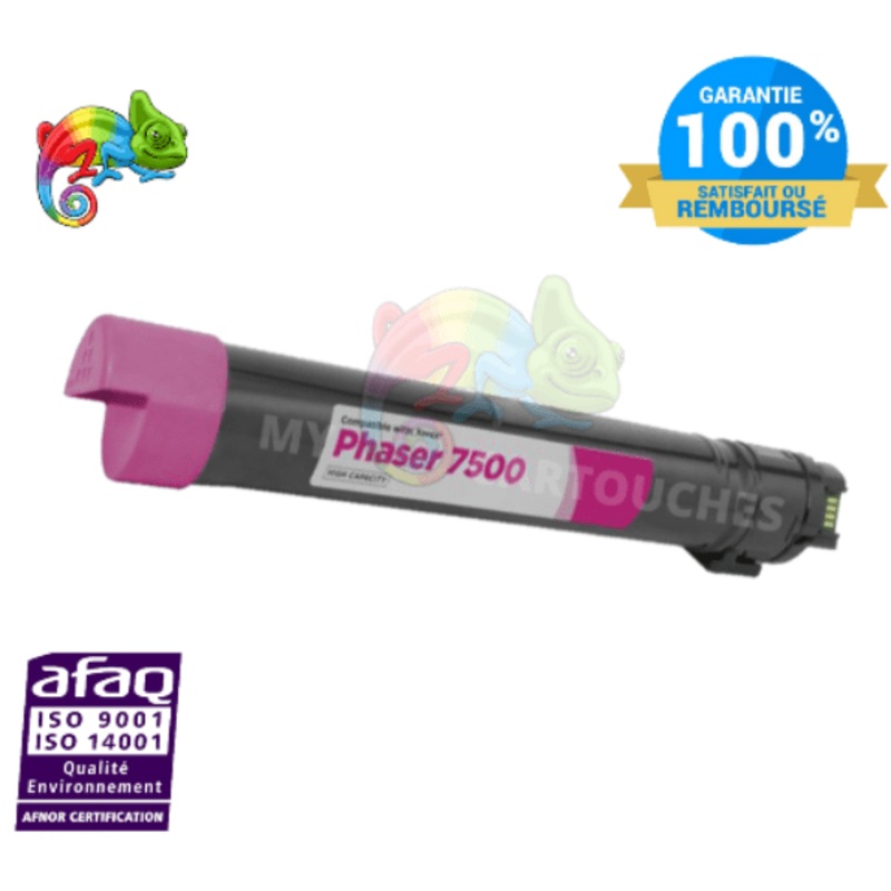 Toner laser Xerox Phaser 7500 magenta compatible 106R01437