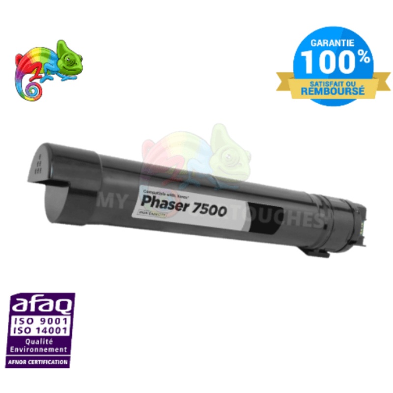 Toner laser Xerox Phaser 7500 Noir compatible 106R01439