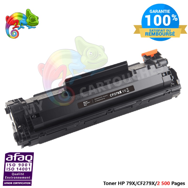 Toner Laser Pour  HP 79X Noir  Toner laser HP (CF279X) Compatible