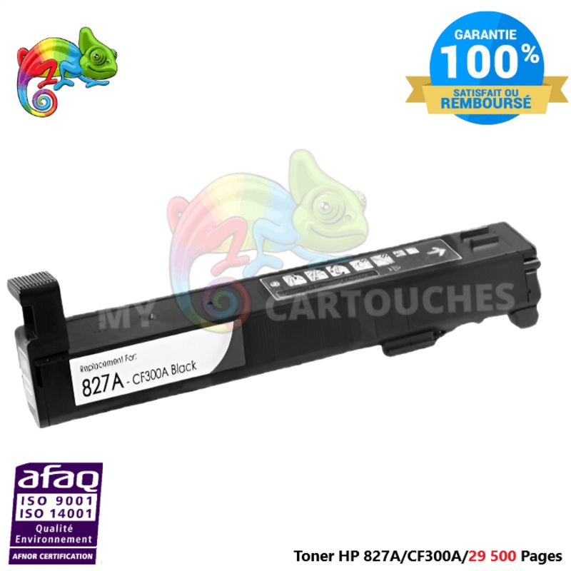 Toner Laser Pour  HP 827A  Noir Toner laser HP (CF300A) Compatible