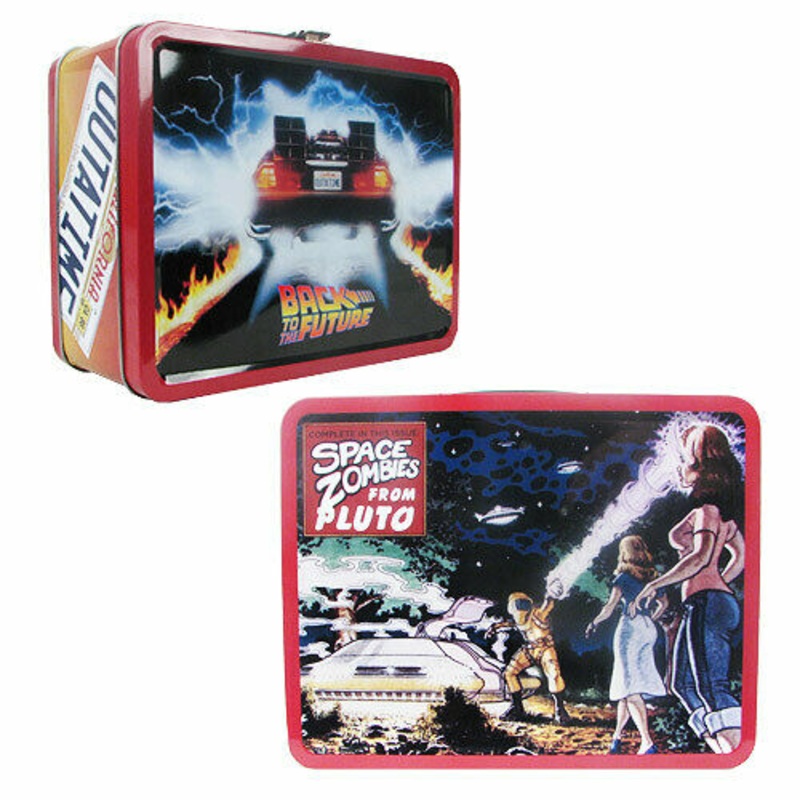 Back to the Future Outatime Factory Entertainment Tin Tote Lunchbox